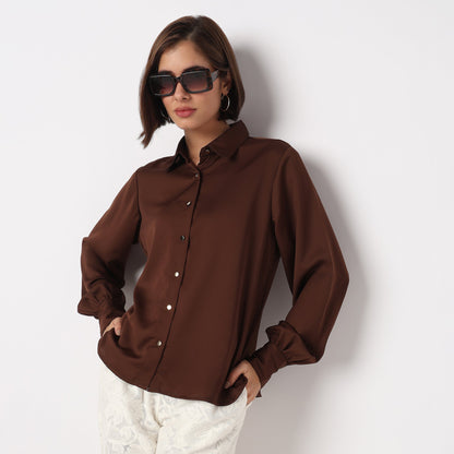 Solid Full Sleeve Shirt