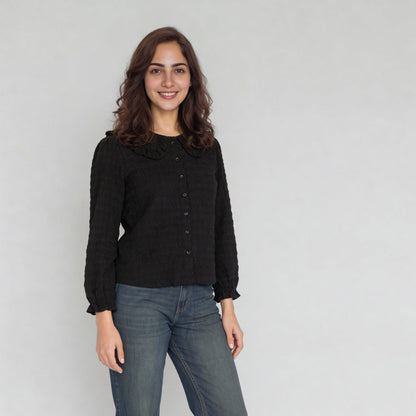 Structured Full Sleeve Shirt