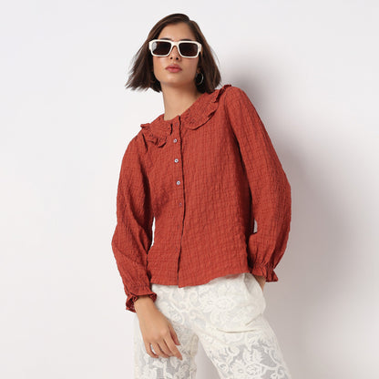 Structured Full Sleeve Shirt