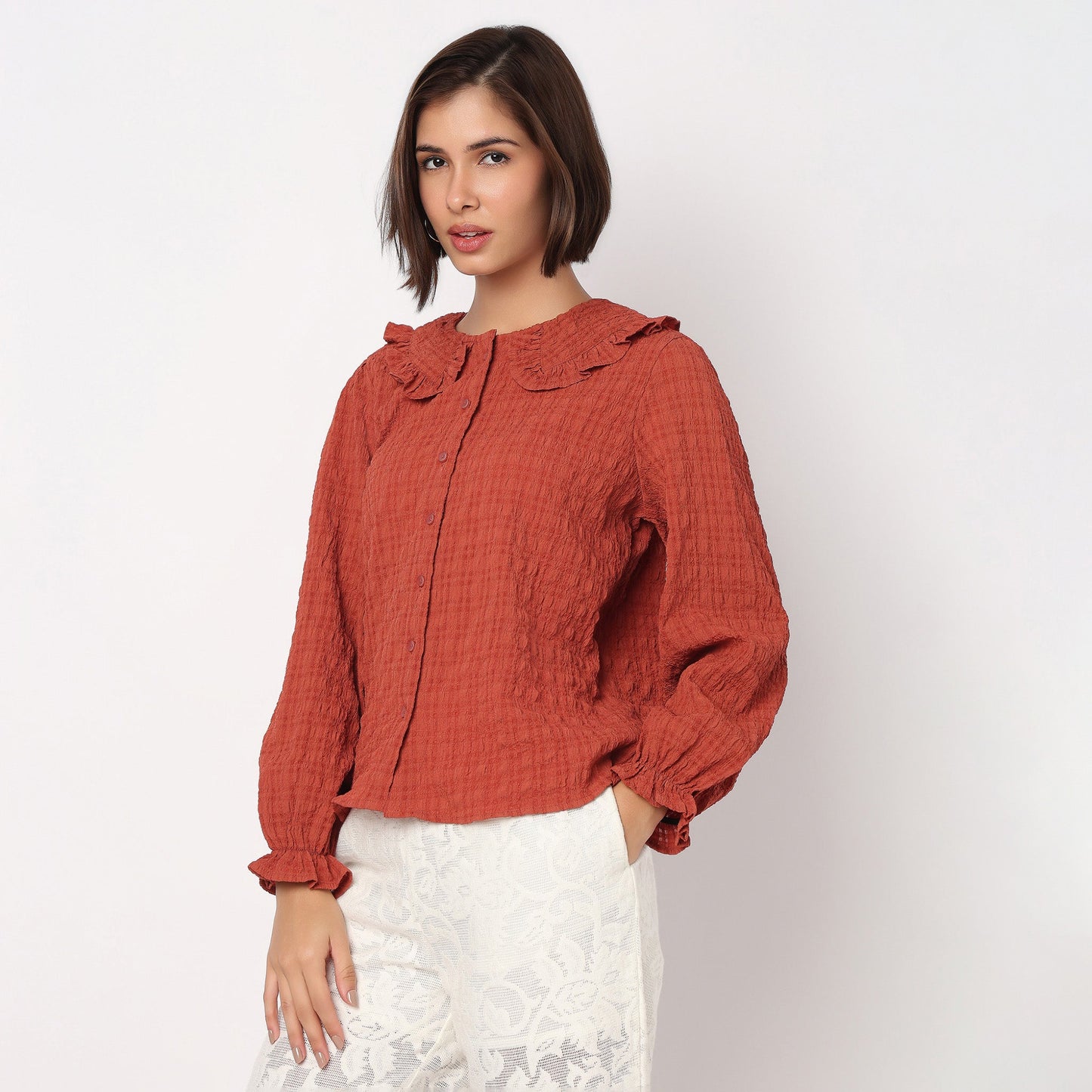 Structured Full Sleeve Shirt