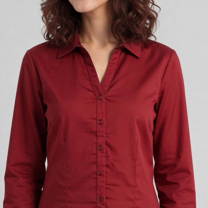 Solid Full Sleeve Shirt