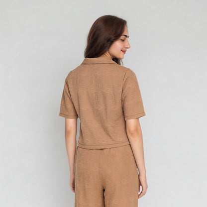 Embroidered Half Sleeve Shirt