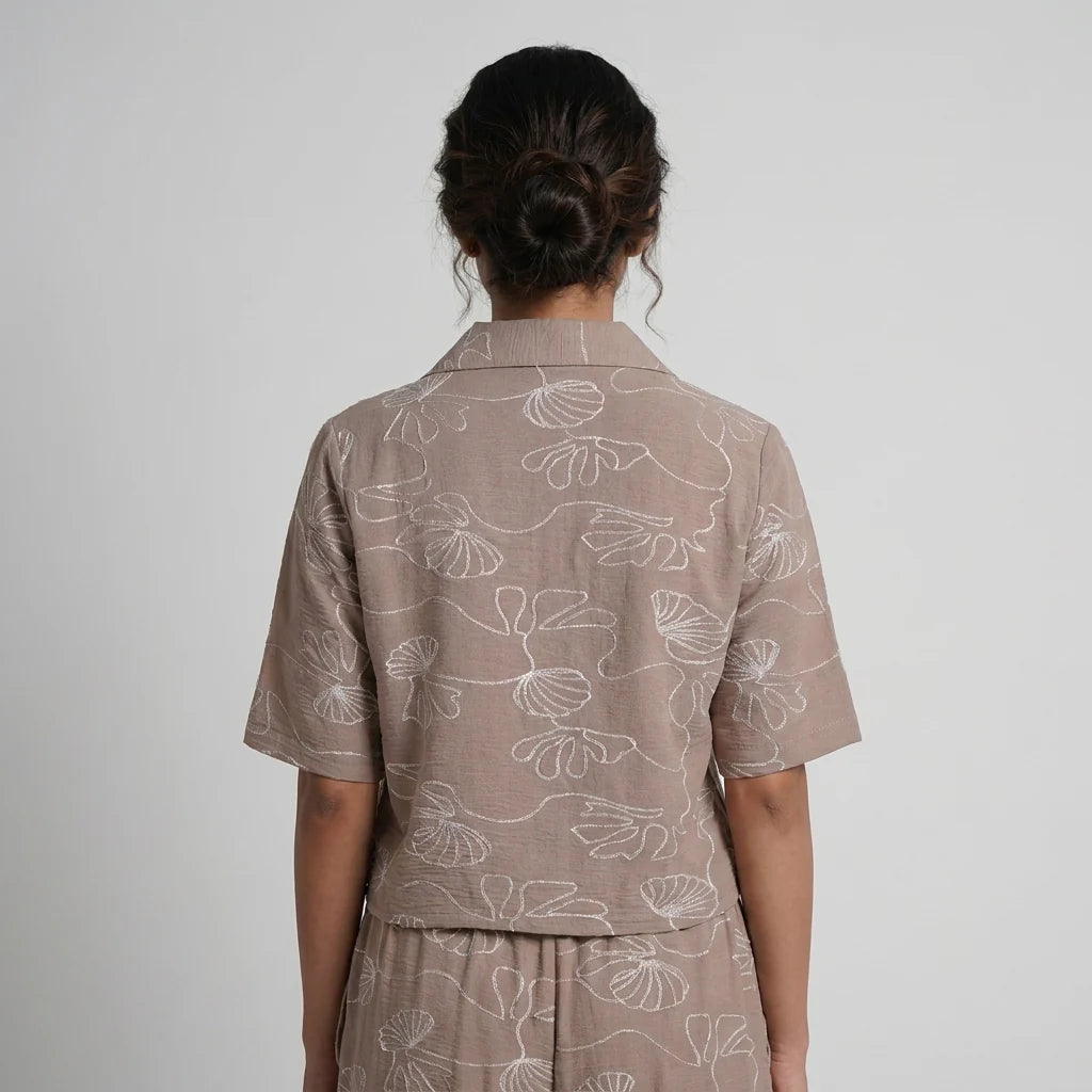Embroidered Relaxed Fit Shirt