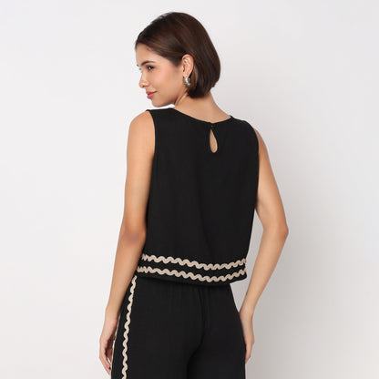 Cotton Sleeveless Top