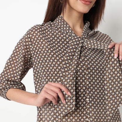 Printed Full Sleeve Top