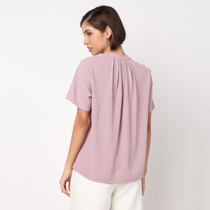 Band Neck Solid Top