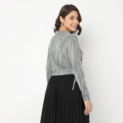 V-Neck Solid Top