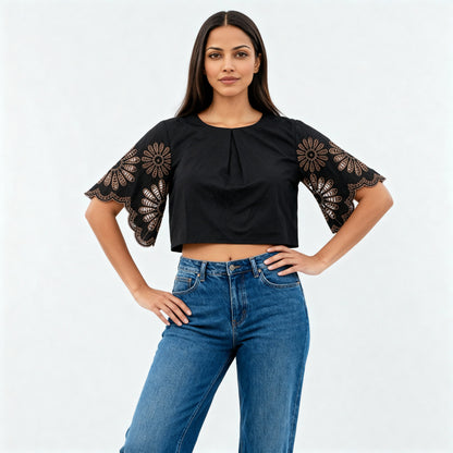 Cotton Floral Top