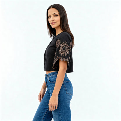 Cotton Floral Top