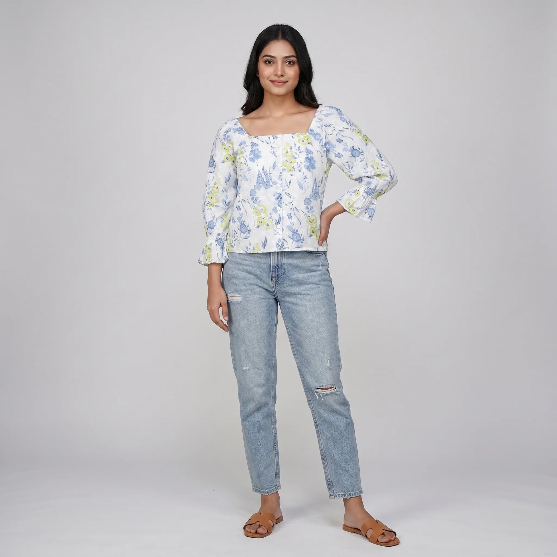 Cotton Printed Top