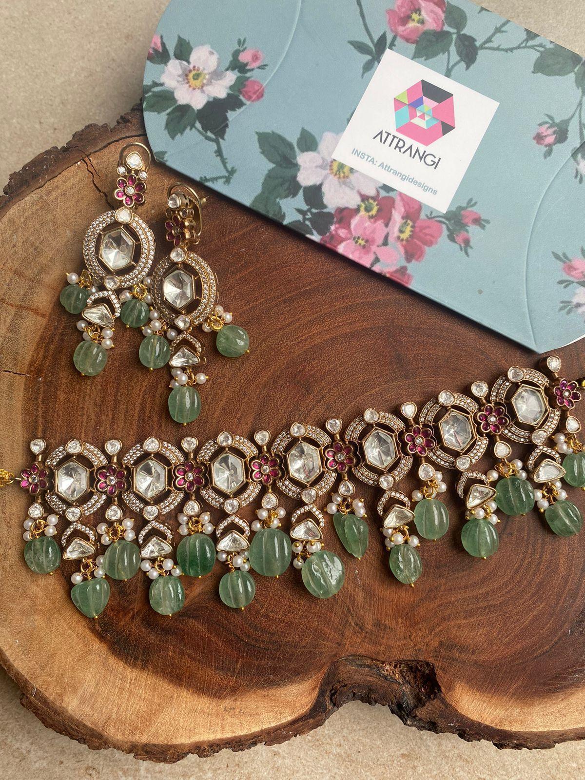 Abhilasha Indian Polki Choker Set