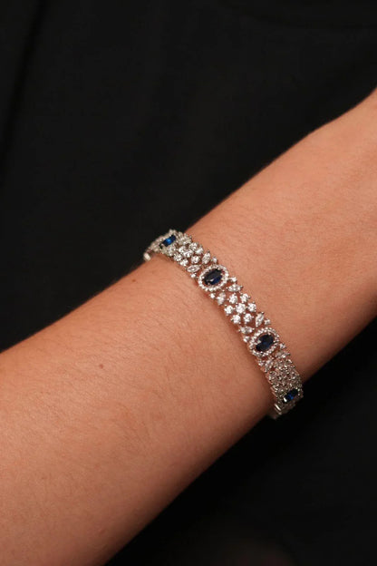 Auro Classic Diamond Bangle | Coloured Stones