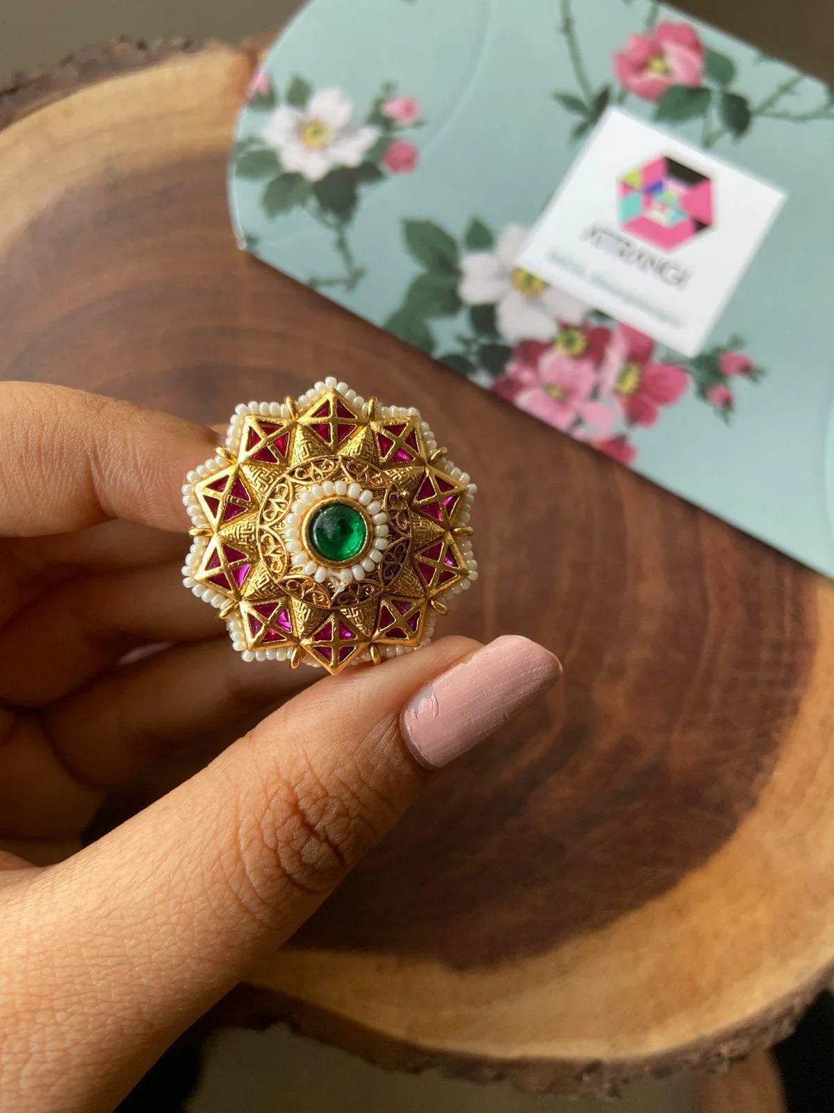Arka Gold Indian Ring | Sone pe Suhaga Collection