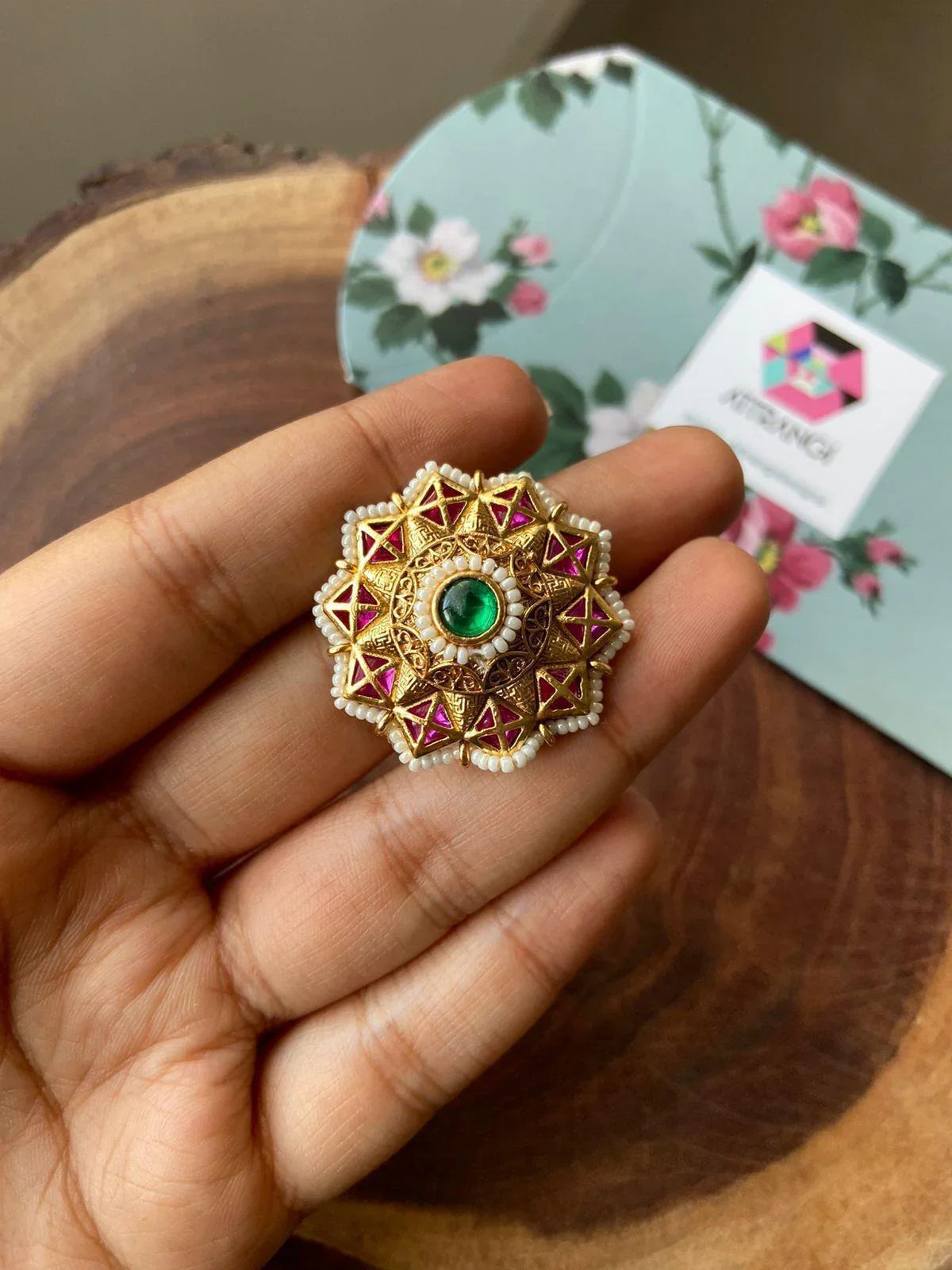 Arka Gold Indian Ring | Sone pe Suhaga Collection