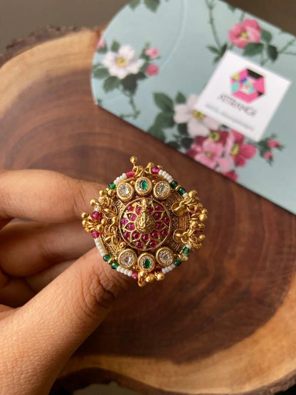 Popping Morni Indian Ring | Sone pe Suhaga collection
