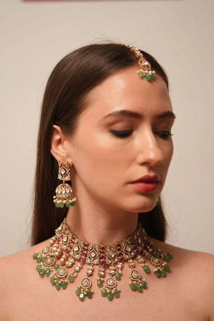Kammo Heavy Polki Indian Set
