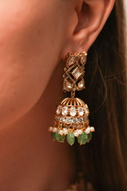 Kammo Heavy Polki Indian Set