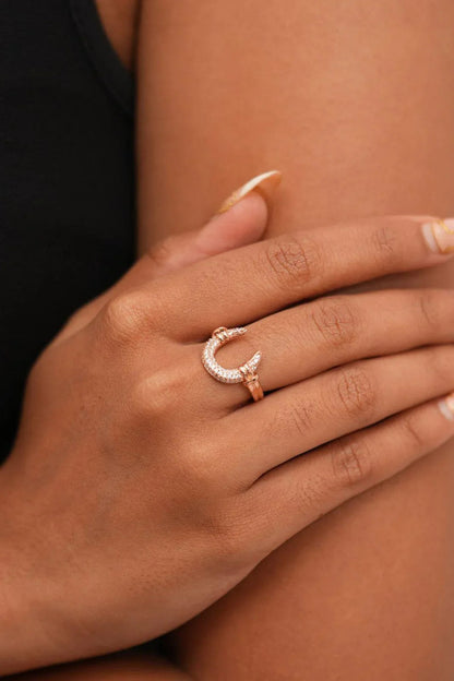 Pippa Lucky Horse Shoe Diamond Ring
