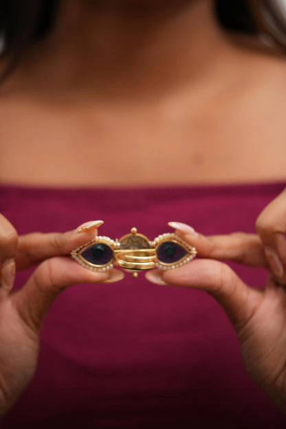 Hiva Oversized Adjustable Tribal Ring | Banjaran Collection