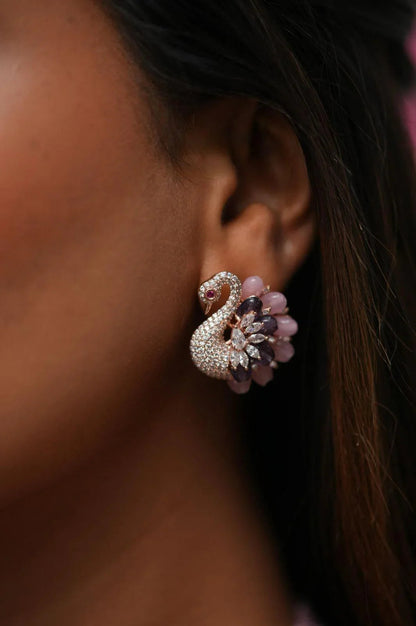 Russell Peacock Pastel Beaded Diamond Set | LaLa Land Collection