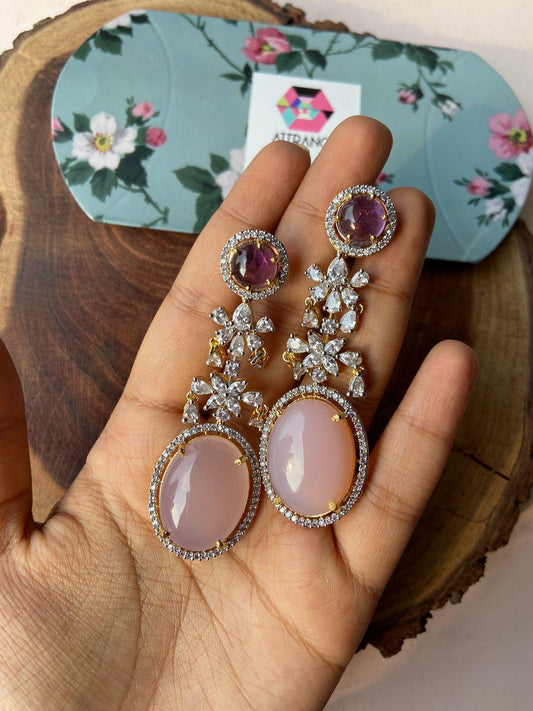 Dazzle & Delight Gemstone Diamond Earrings | GemZ Collection