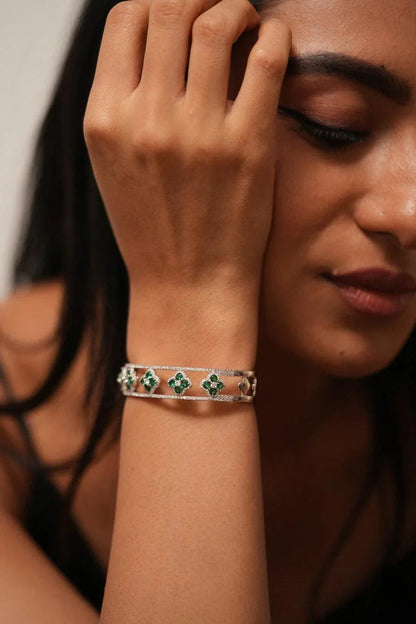 Evelyn Diamond Kada | Coloured Stone | Daily Wear