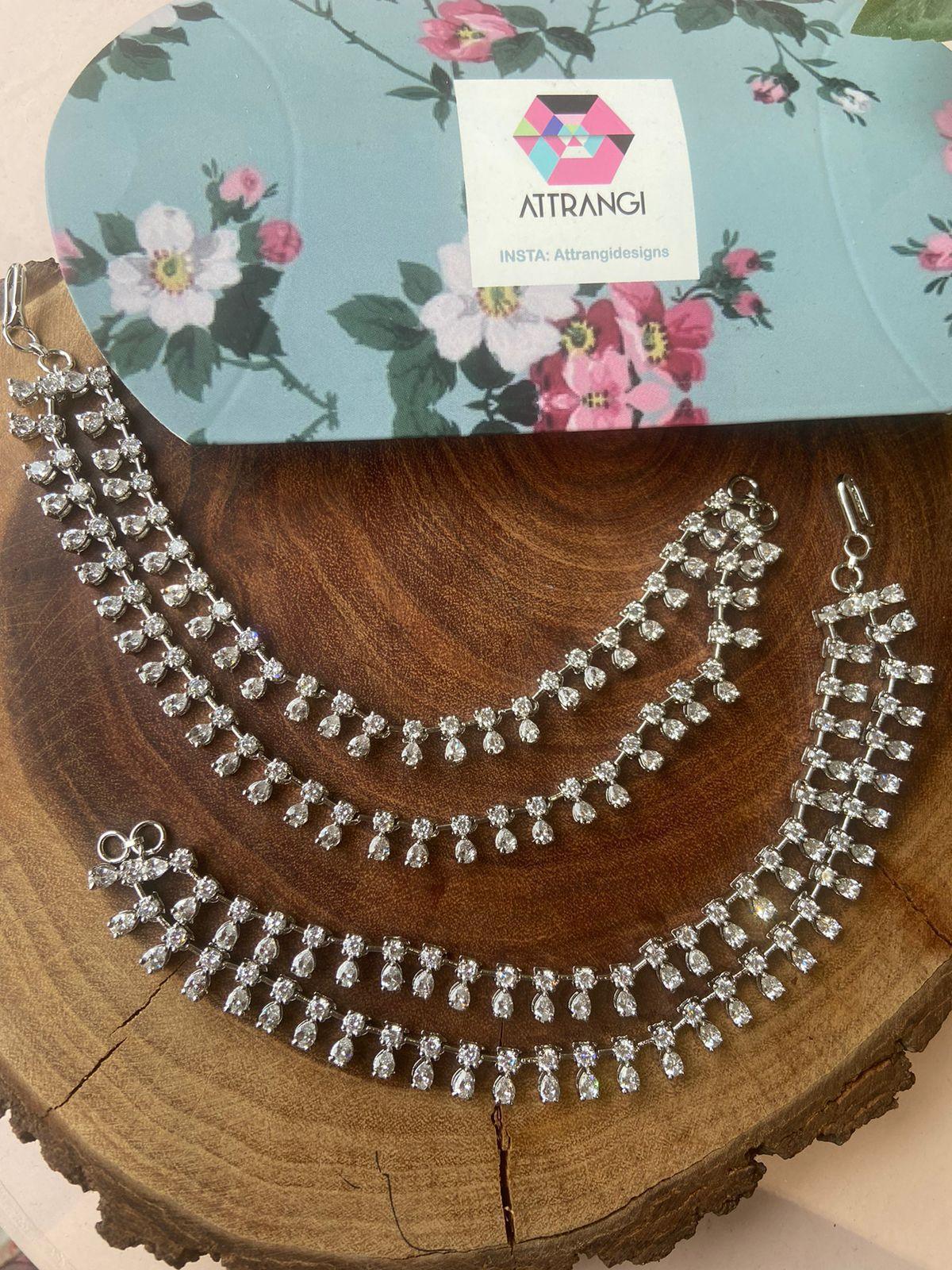 Lata 2 Line Diamond Hair Chain | Mattel