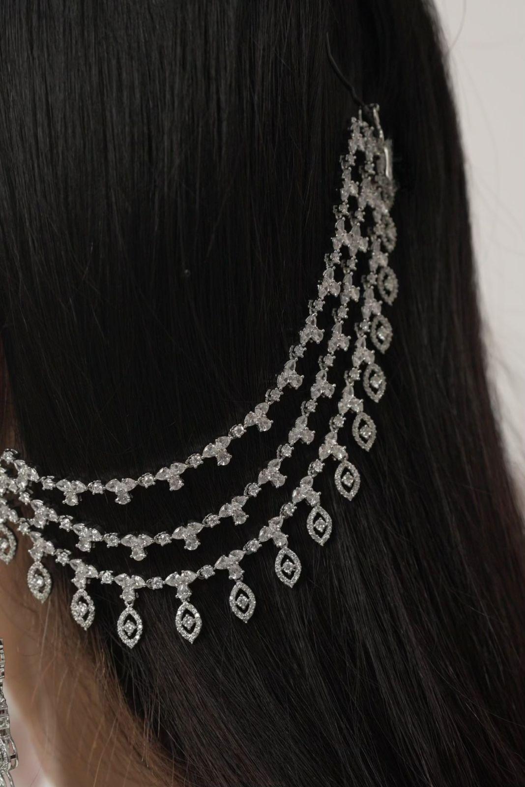 Layered Goddess Diamond 3 Layered Hairchain | Mattel