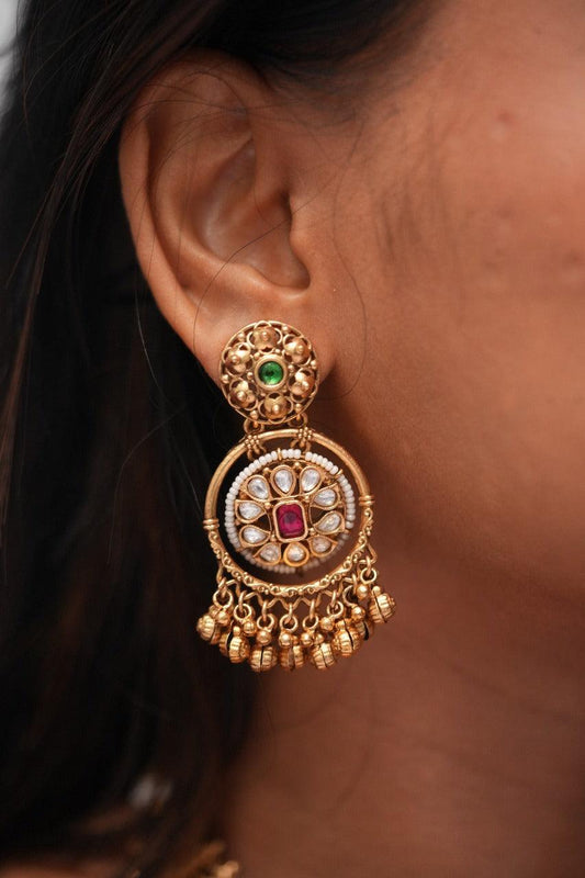 Devahuti Traditional Gold Necklace Set | Sone Pe Suhaga
