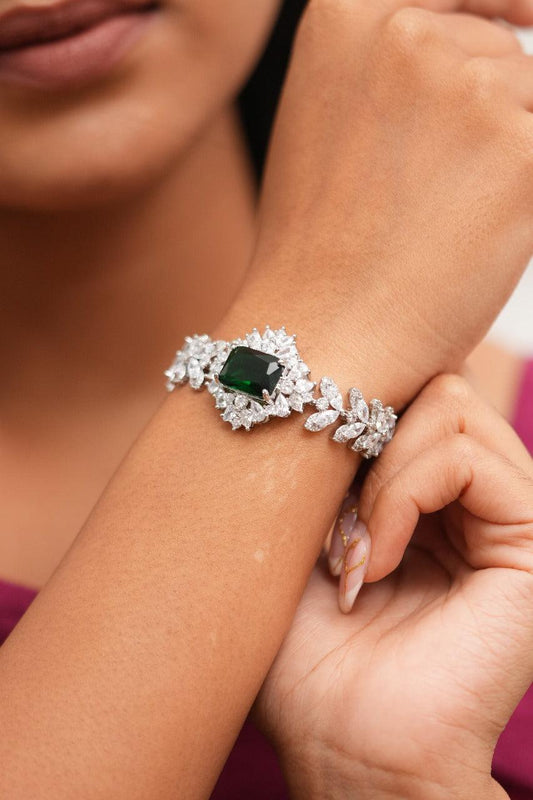 Diamond Veil Coloured Stone Tennis Bracelet