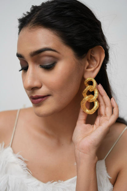 Eloise Oversized Party Wear Western Earrings