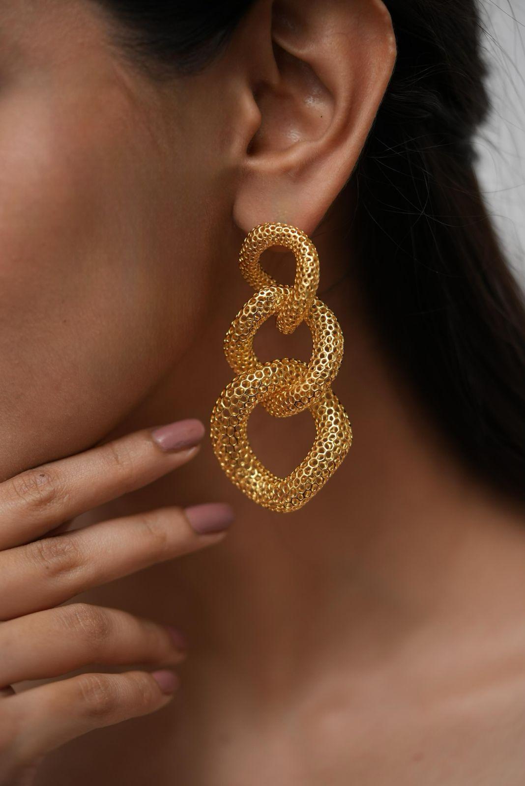 Eloise Oversized Party Wear Western Earrings