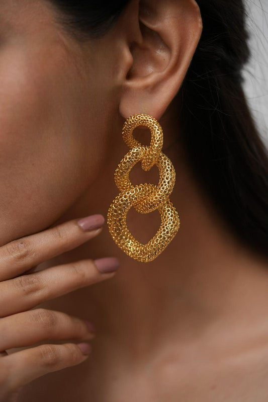 Eloise Oversized Party Wear Western Earrings