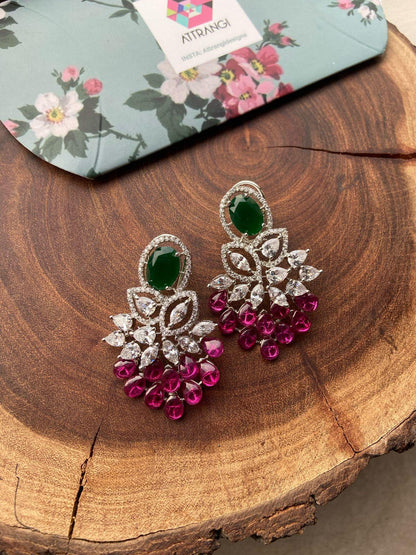 Duet Rhaspody Statement Diamond earrings | GemZ