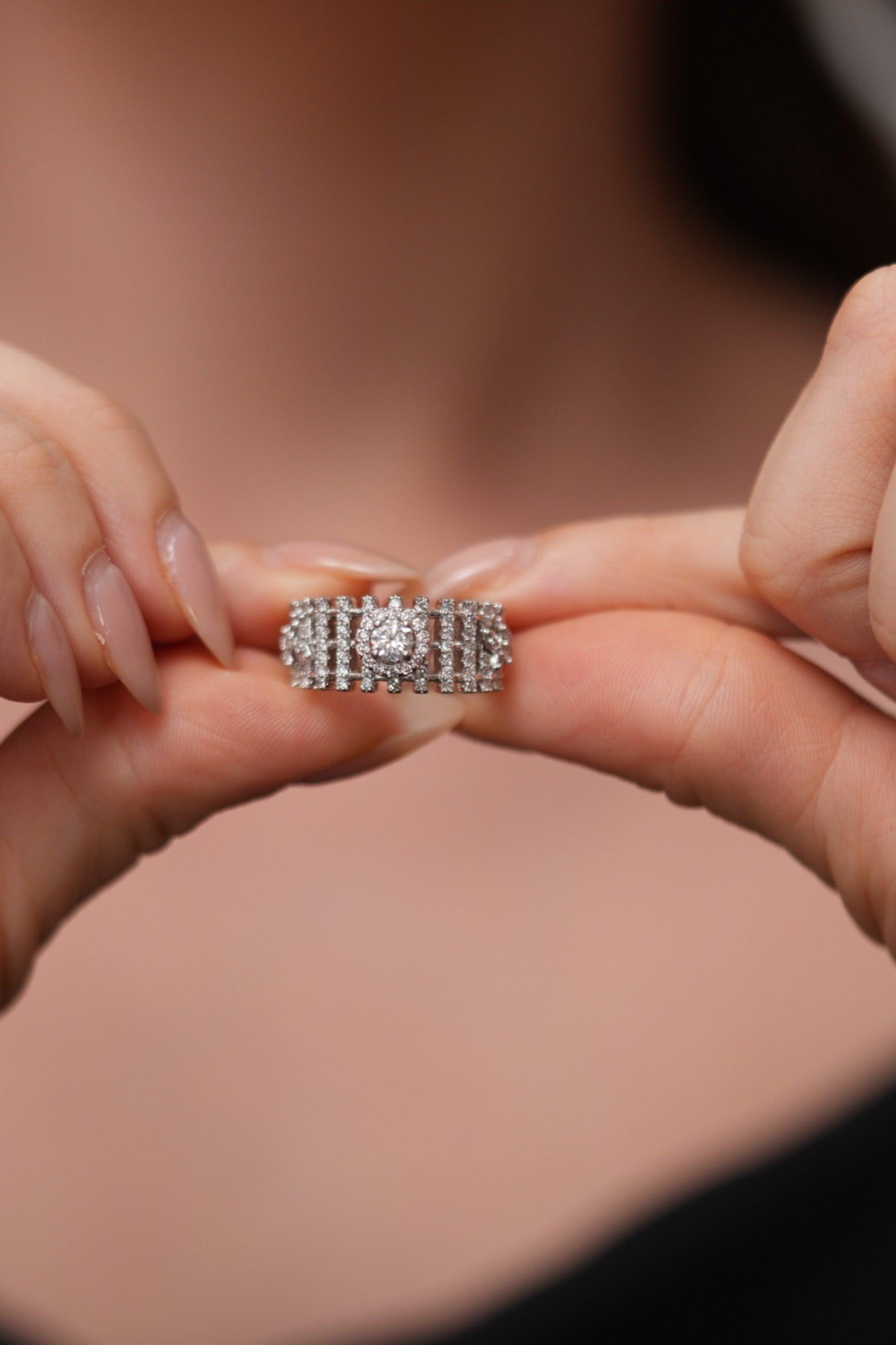 Glimmer & Grace 40 Cents Diamond Solitaire Ring