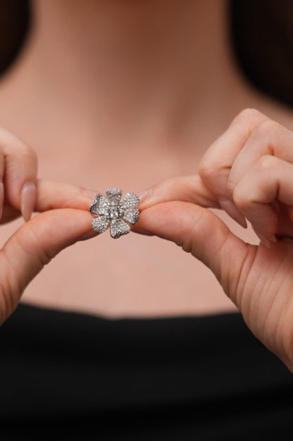 Blooming Floral Crush  Diamond Cocktail Ring