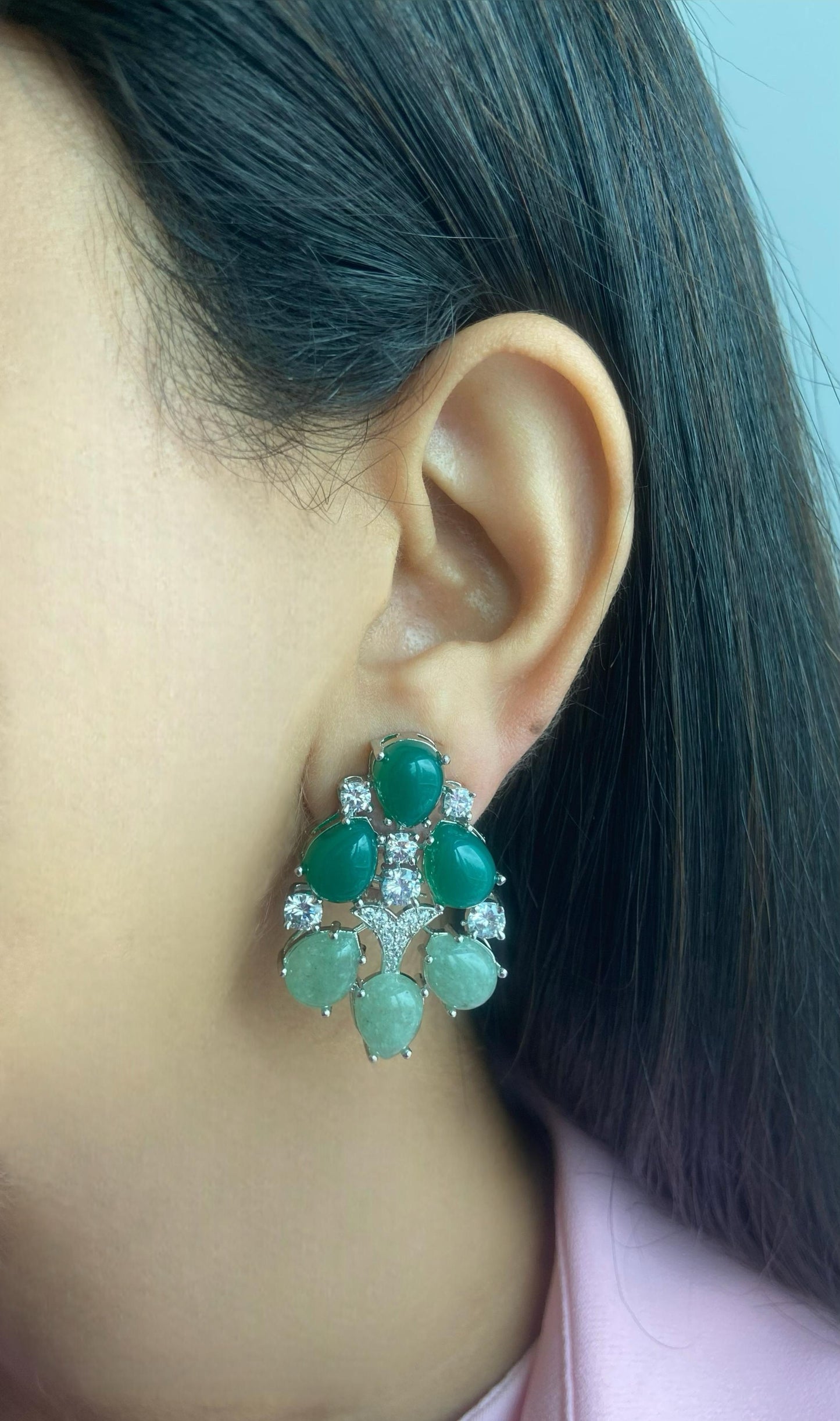 Quinn Floral Statement Earrings | GemZ Collection