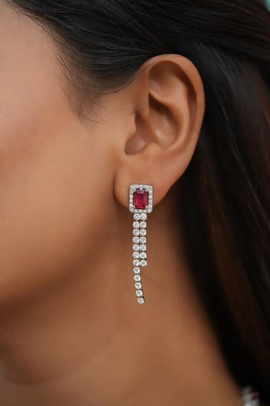 Emery Double Layered Diamond Necklace Set