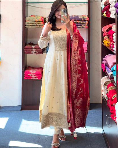 Chandni Charm Flared Suit