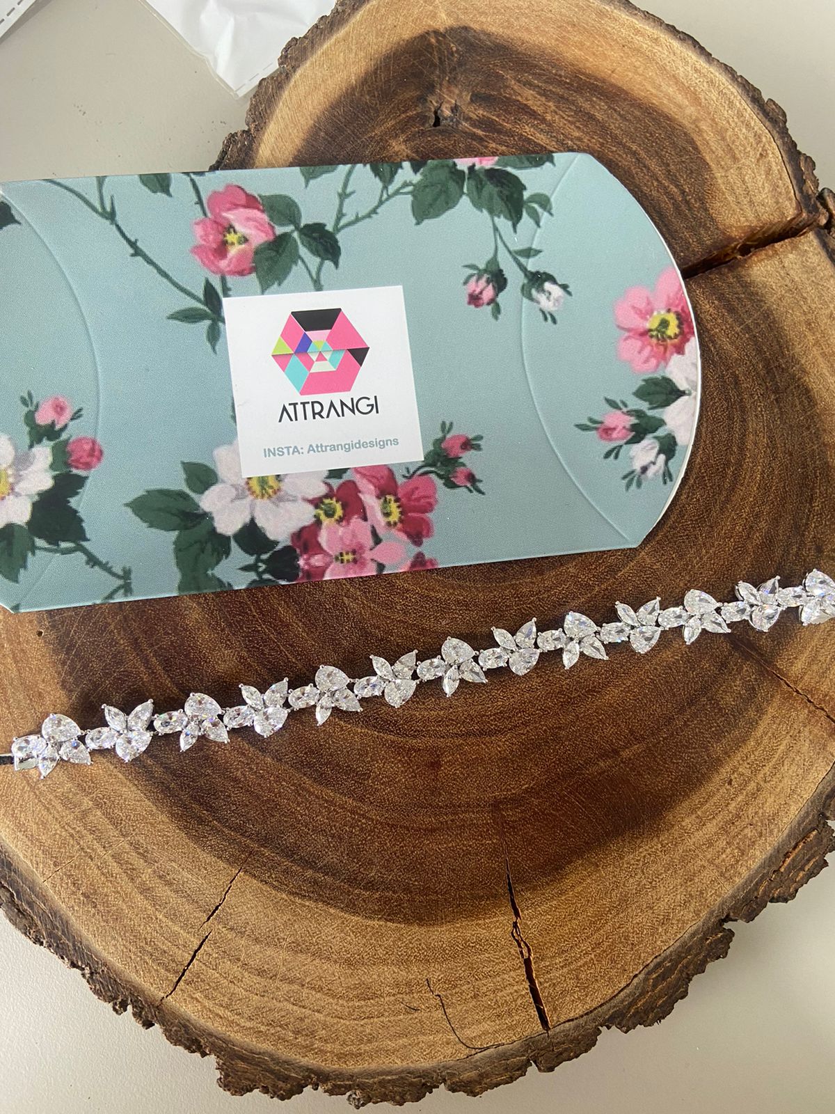 Pear Oval Marquise Diamond Solitaire Bracelet | 35 cents