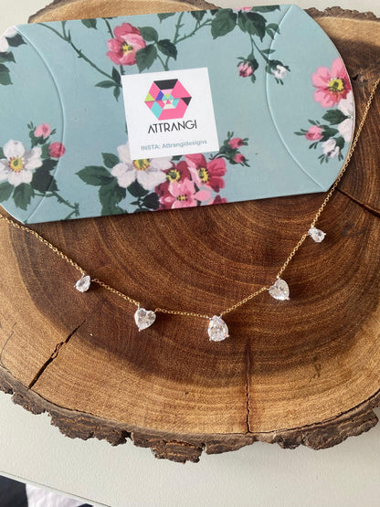Big Diamond Solitaires for a Delicate Necklace