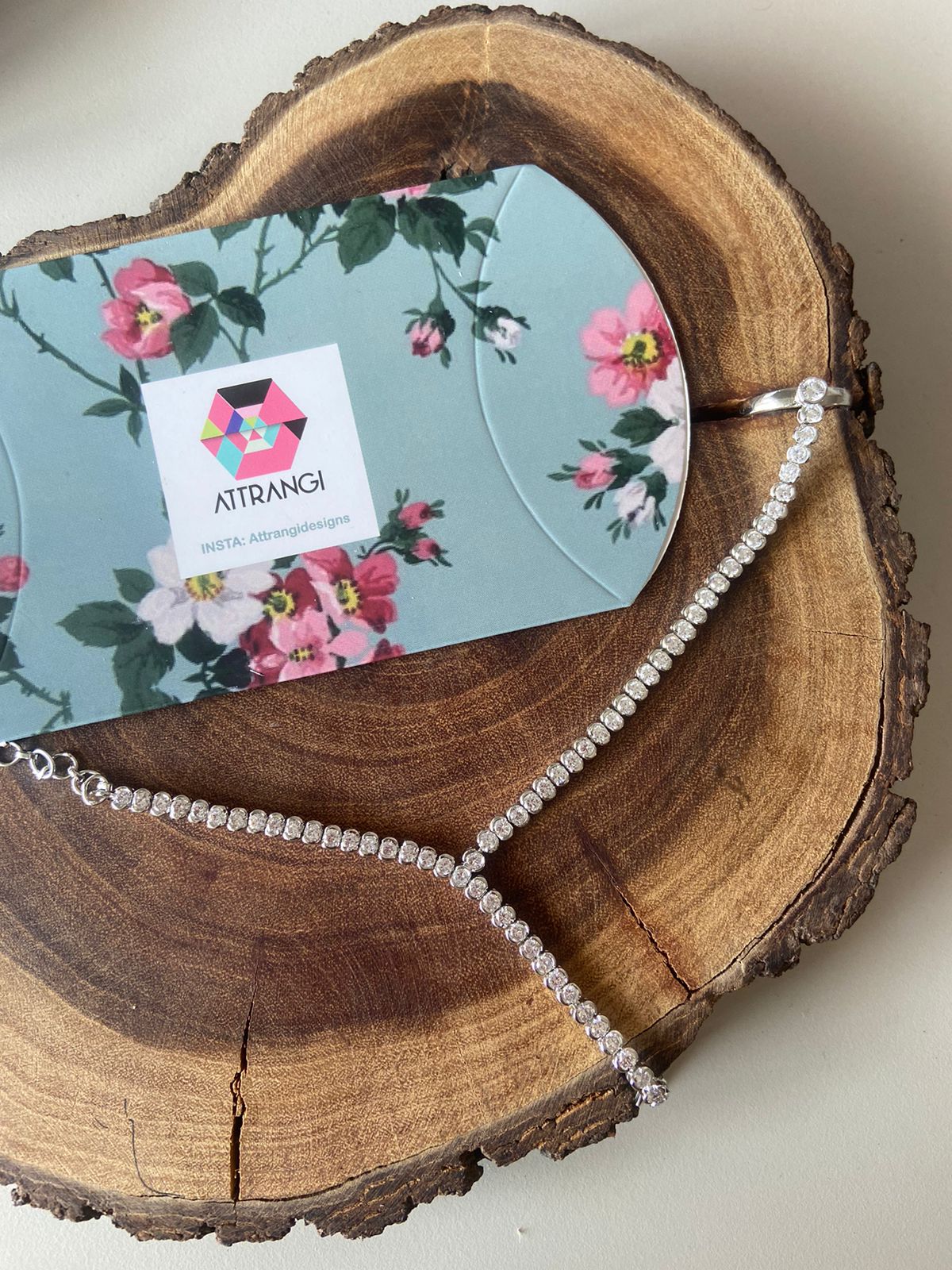 Charming Lara Diamond Hand Harness |  Hathpan