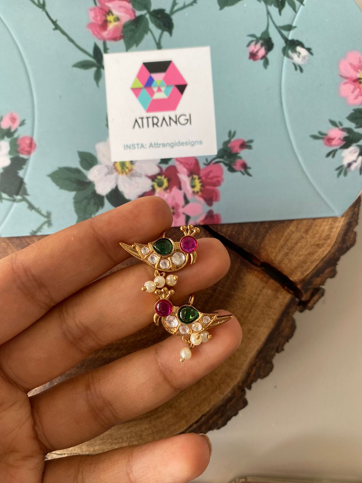 Choti Chidiya Polki 2 in 1 Earcuffs | Bali