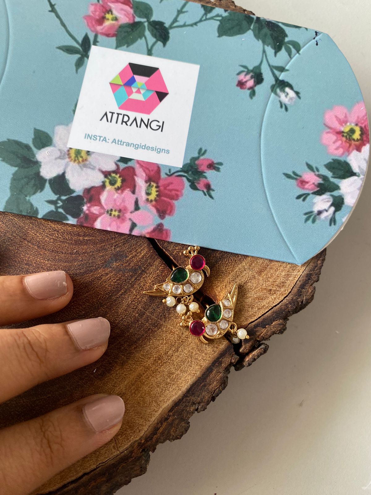 Choti Chidiya Polki 2 in 1 Earcuffs | Bali