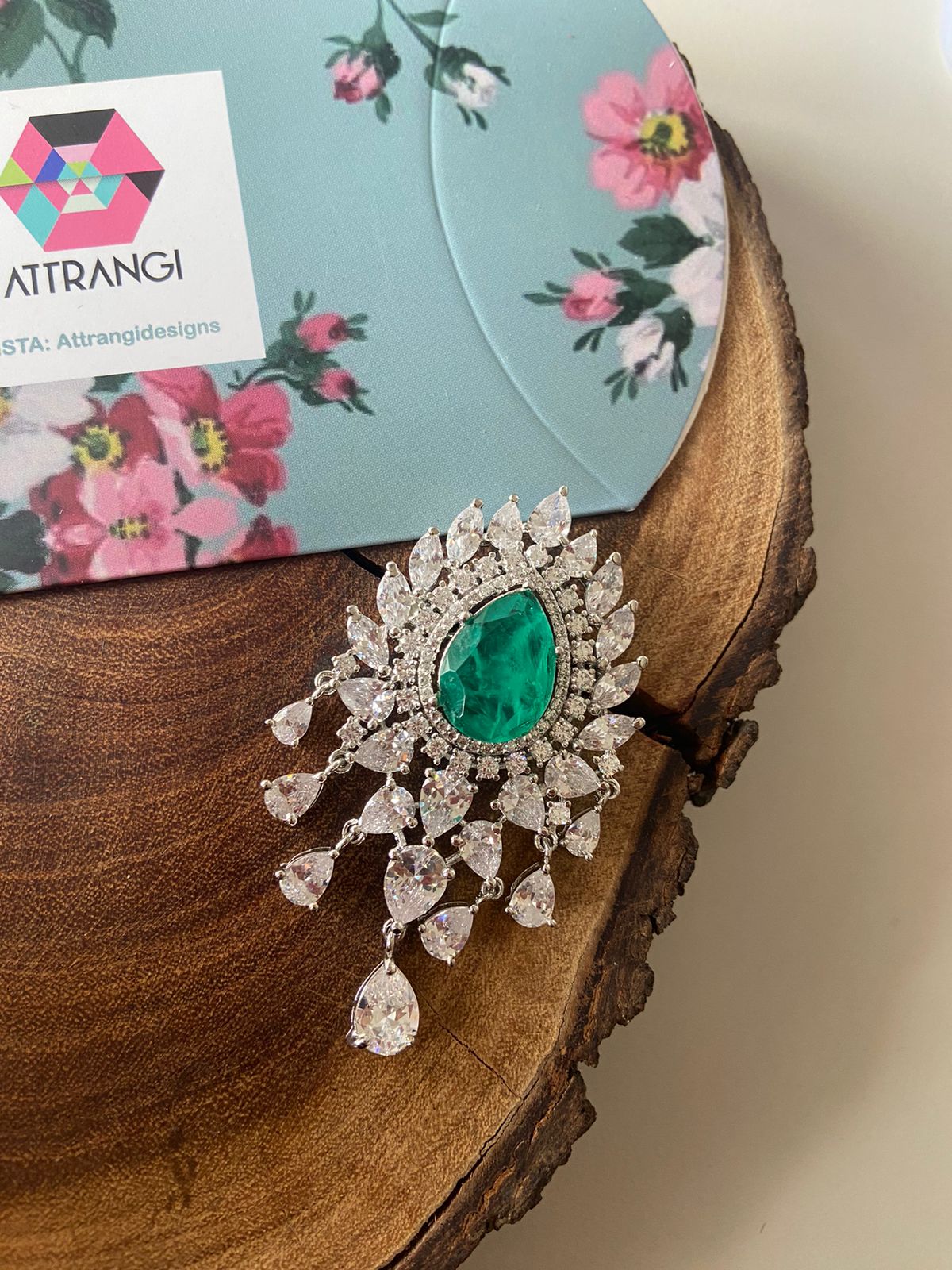 Kapoor Diamond Mid Sized Brooch