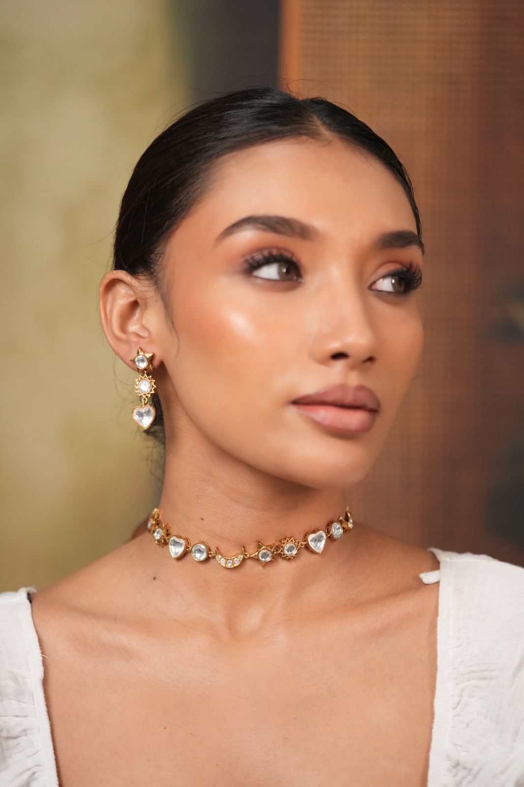 Chaand Aur Taare Saare Polki Necklace | Choker Set