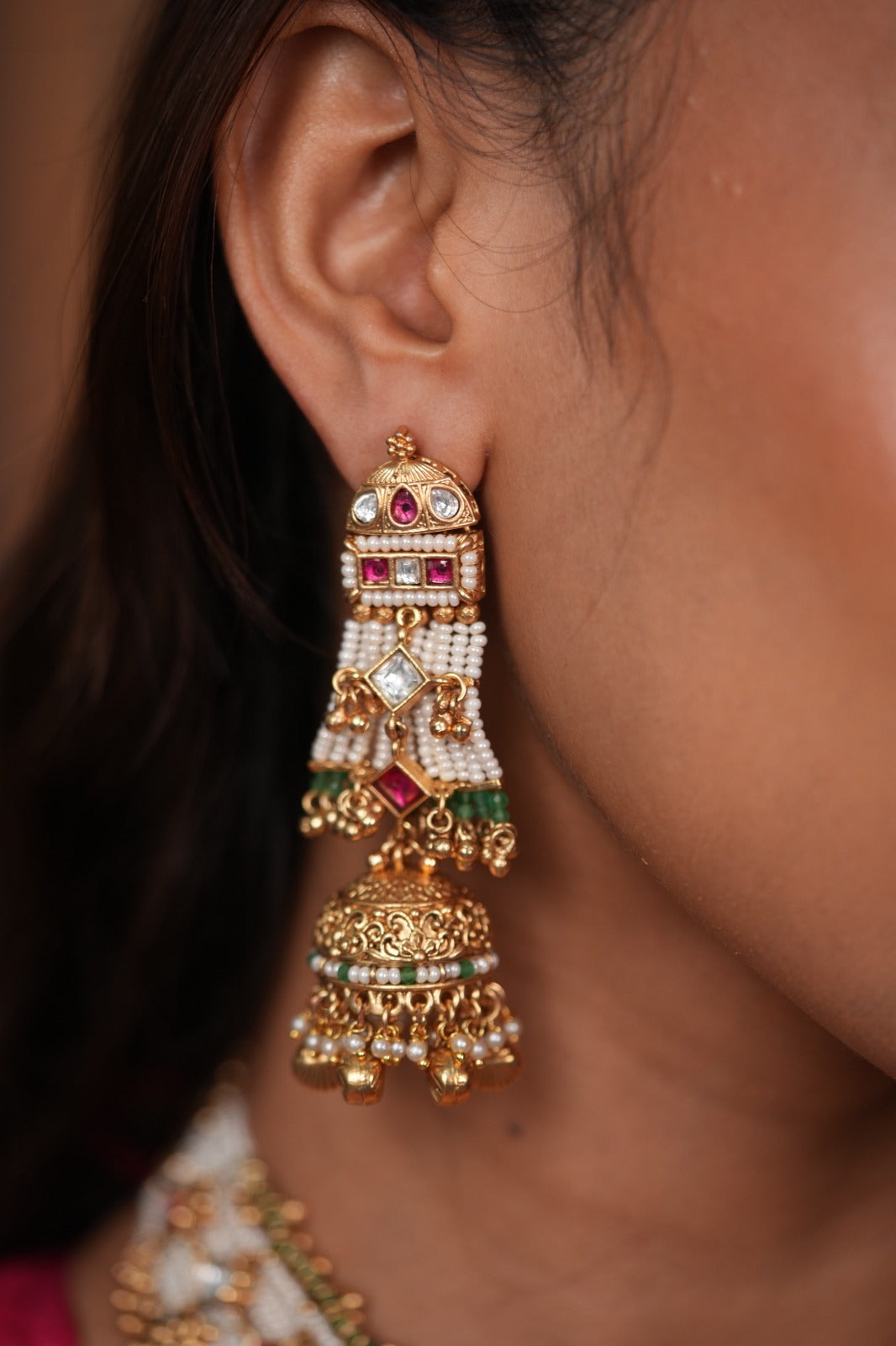 Kumud 3 layer Traditional Gold Set | Sone Pe Suhaga