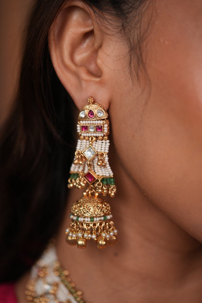 Kumud 3 layer Traditional Gold Set | Sone Pe Suhaga