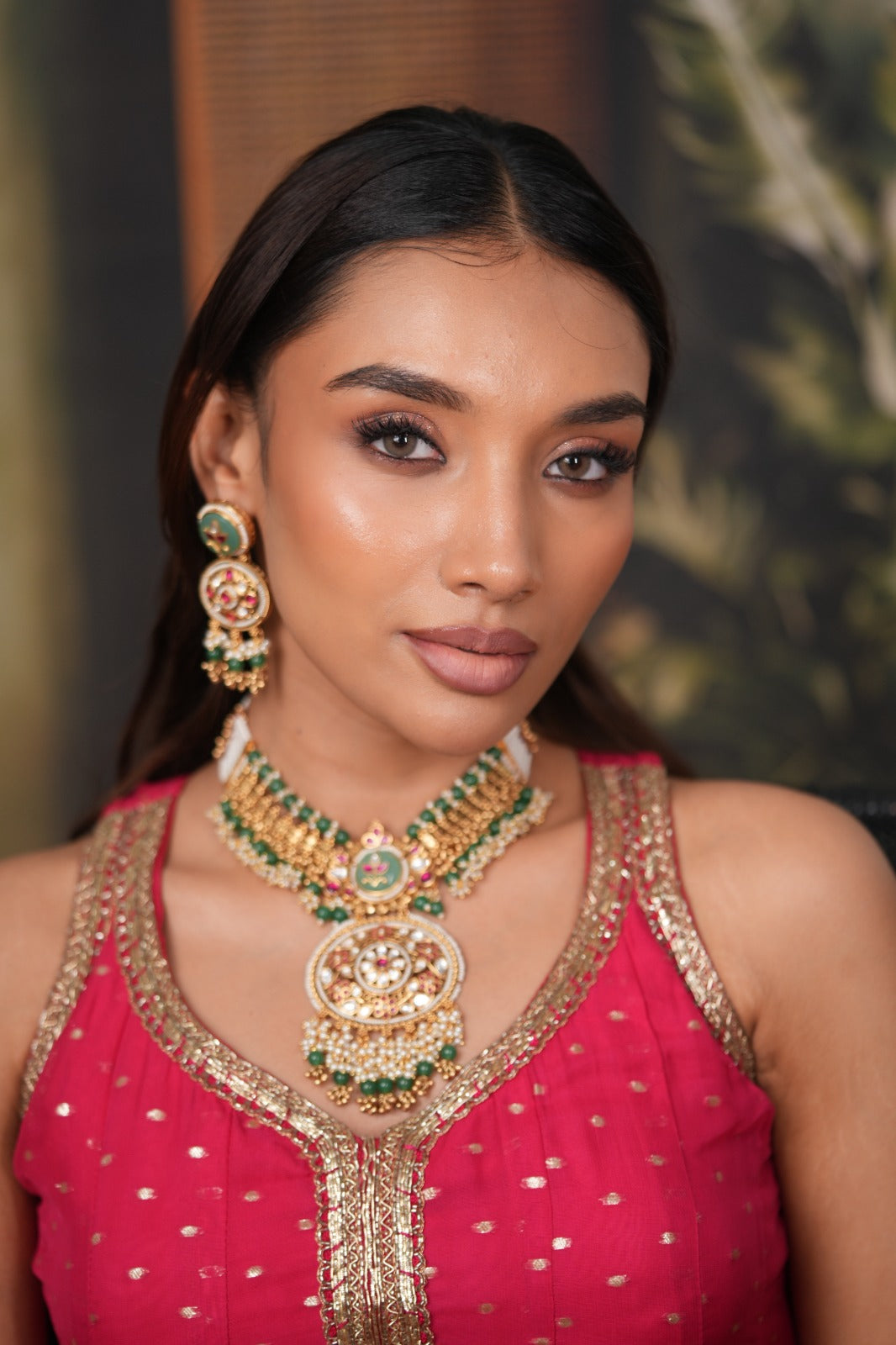 Shivapriya Heavy Traditional Gold Necklace Set | Sone Pe Suhaga