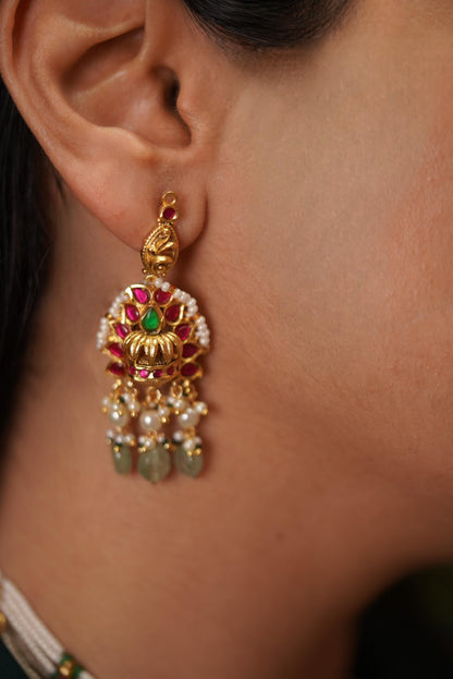Pankhudi Gold Necklace Set | Banjaran Collection